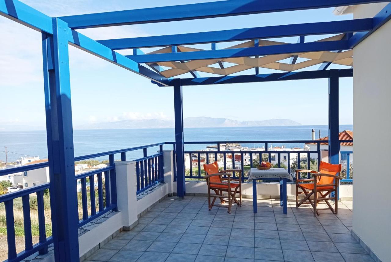 Evangelia House Sea View Apartments Agia Pelagia  Ngoại thất bức ảnh