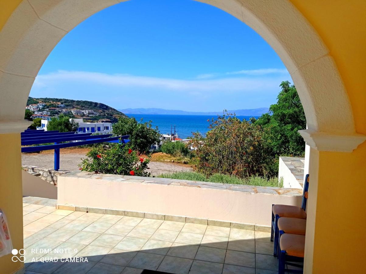 Evangelia House Sea View Apartments Agia Pelagia  Ngoại thất bức ảnh